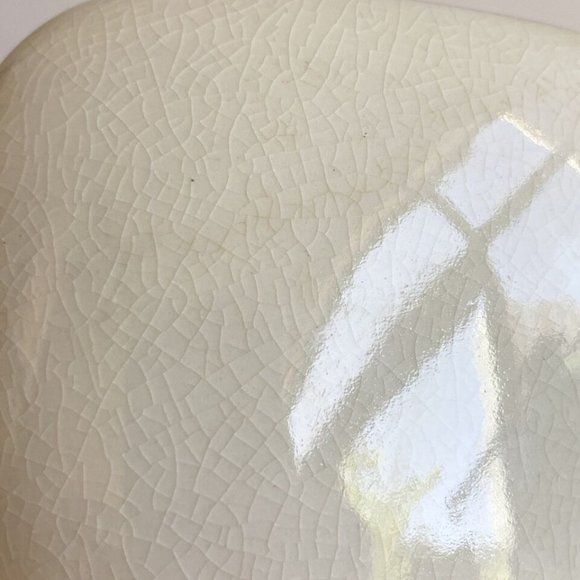 Vintage Asian Japanese Vase Porcelain Flower Cart Cream Pink Small Made in Japan - Picture 14 of 16